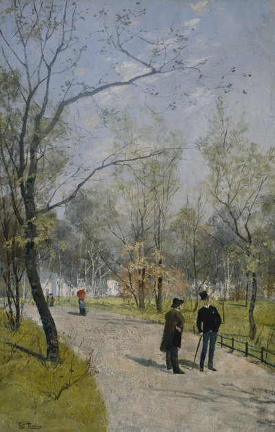 Uit de koninklijke tuin door Fritz Thaulow