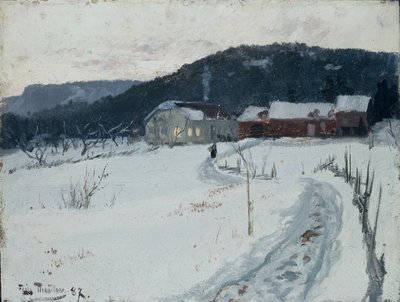 Grini, Boven Maja Boerderij door Fritz Thaulow