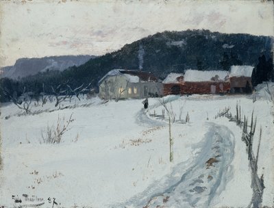 Grini, Upper Maja boerderij door Fritz Thaulow