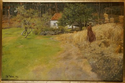 Hooien, Stord, 1889 door Frits Thaulow