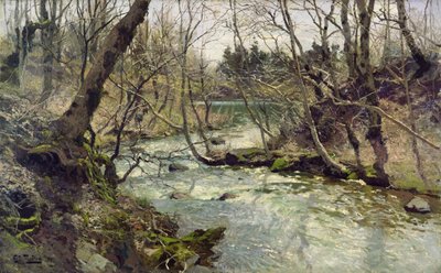 Rivier door Fritz Thaulow