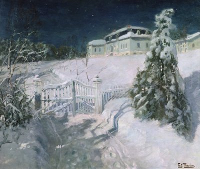 Zonder titel door Fritz Thaulow