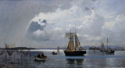 Zonder titel door Fritz Thaulow