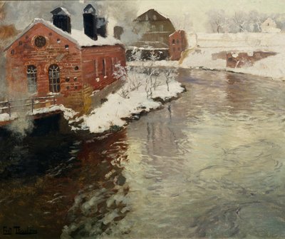 Zonder titel door Fritz Thaulow