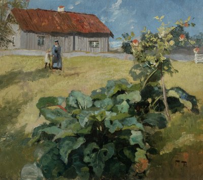 Vrouw en kind, ca. 1892 door Fritz Thaulow