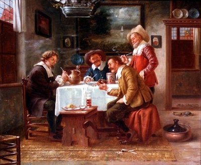 Een gezellig feest door Fritz Wagner