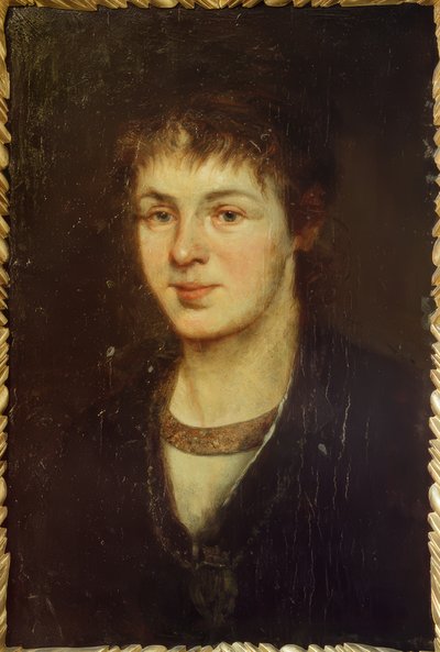 Portret van Amalie Uhde door Fritz von Uhde
