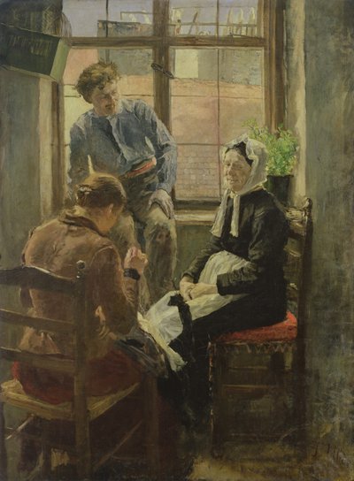 Stoppen door Fritz von Uhde
