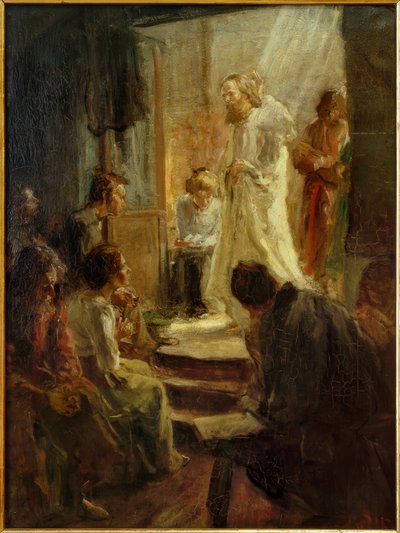 De preek van Christus door Fritz von Uhde