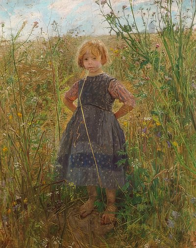 Heideprinsesje door Fritz von Uhde