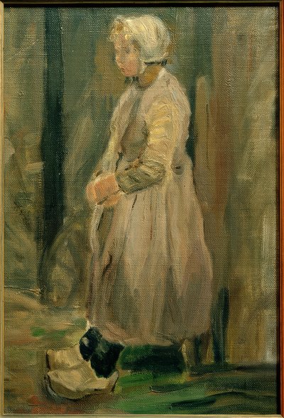 Nederlands visserskind (Zandvoort) door Fritz von Uhde