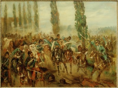 Slag bij Buzancy door Fritz von Uhde