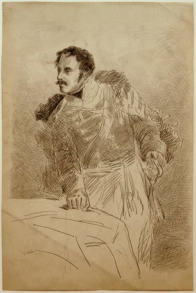 Soldaat door Fritz von Uhde