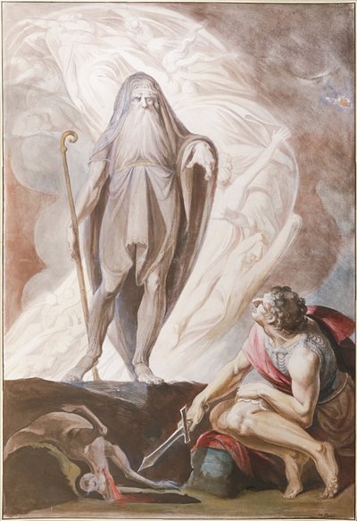 Teiresias voorspelt de toekomst aan Odysseus, 1780-1783 door Füssli