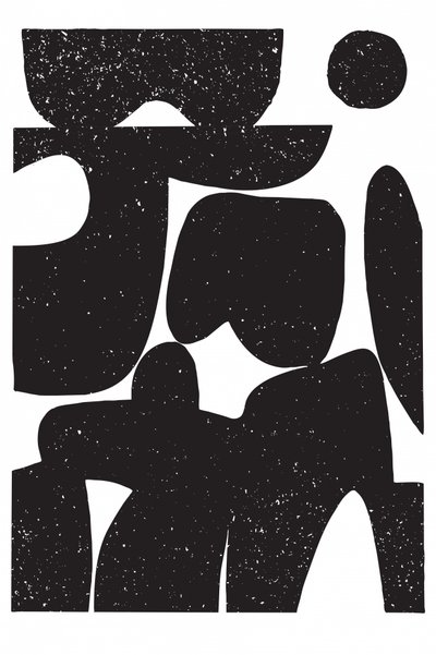 Moderne abstracte figuren door Fun Qui