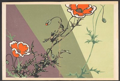 Shasei sôka môyô, Patronen van planten en bloemen uit het leven door Furuya Korin
