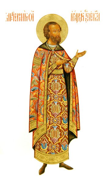 Grootvorst Andrei Ioannovich Bogolyubsky, c.1825-50 door Fyodor Solntsev