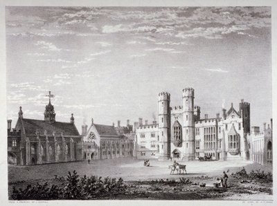 Lambeth Palace, Londen, ca. 1830 door GF Bragg