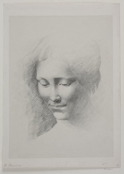 Vrouwenhoofd door G.F. Clement