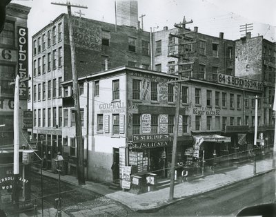 78 tot 86 Fulton Street, New York City door G.P. Hall und Sohn