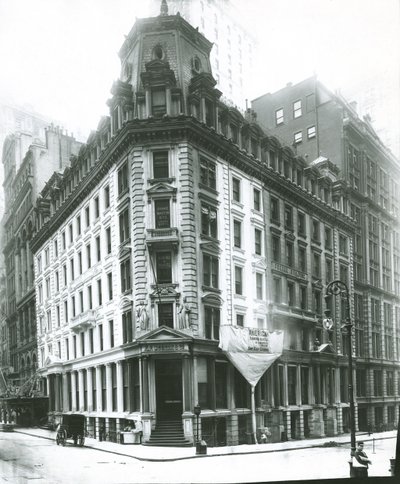 J.P. Morgan Gebouw, Wall Street, New York City door G.P. Hall und Sohn