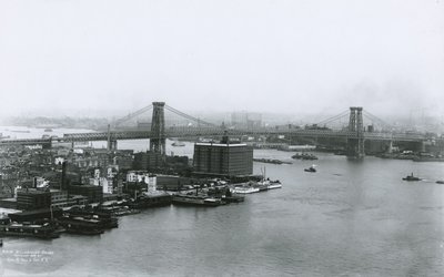 Williamsburgbrug, 1909 door G.P. Hall und Sohn