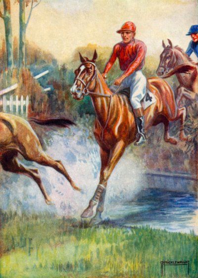 Illustratie voor Black Beauty door G.P. Micklewright