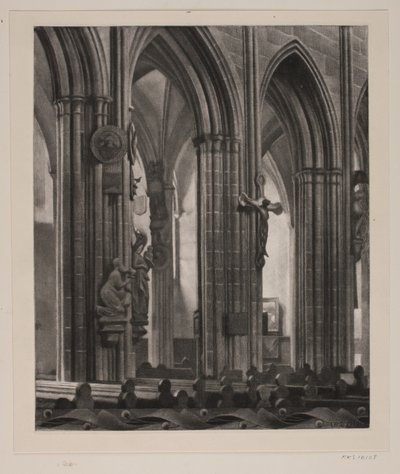 Kerkinterieur door G.V. Blom