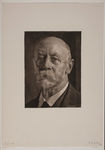 Zelfportret door G.V. Blom