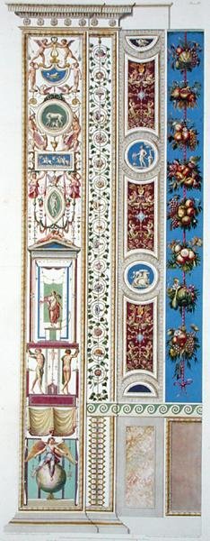 Paneel uit de Raphael Loggia in het Vaticaan, uit 