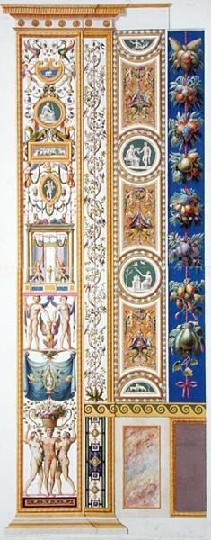 Paneel van de Raphael Loggia in het Vaticaan, uit 