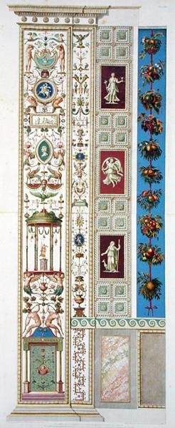 Paneel uit de Loggia van Rafaël in het Vaticaan, uit 