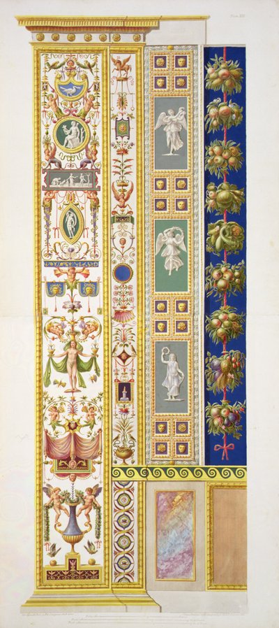 Paneel van de Raphael Loggia in het Vaticaan, uit 