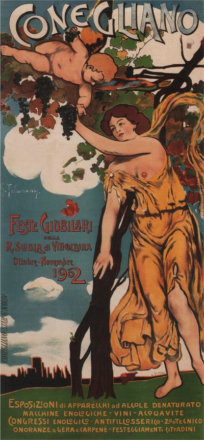 Conegliano - Feste Giubilari della R. Scuola di Viticoltura, 1902 door G. Del Colle and G. Talamini