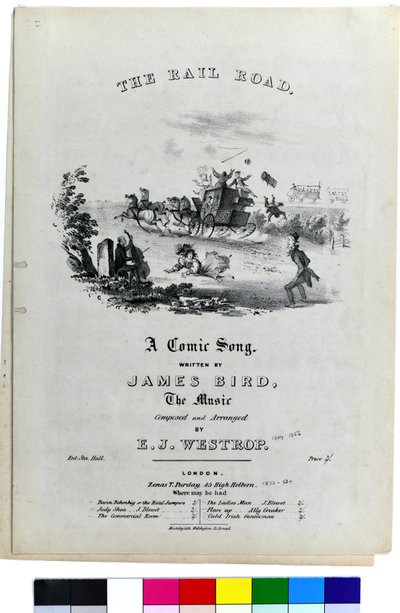 Spoorweg. Een Komisch Lied door G. E. Madeley