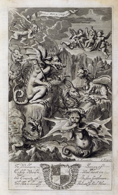 Scène van de hel, illustratie uit Boek 1 Deel 3 Hoofdstuk 10 van 