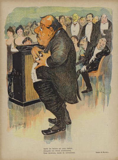 Illustratie voor Le Rire door G. Kadell