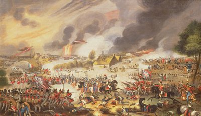 De Slag bij Waterloo, 18 juni 1815 door G. Newton