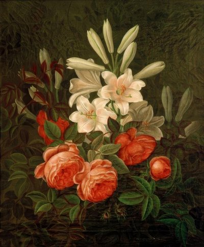Bloemenstilleven door G. Normann