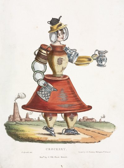 Aardewerk, ca. 1831 door G. Spratt