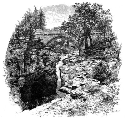 De Linn van Dee, Aberdeenshire, Schotland, 1900 door G. W. Wilson and Company