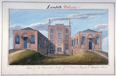 Gebouw van de Benevolent Society of St Patrick, Stamford Street, Southwark, Londen door G Yates