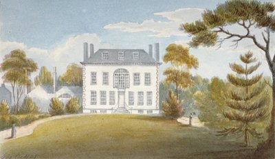 Mitcham Hall, Mitcham, Surrey, 1825 door G Yates