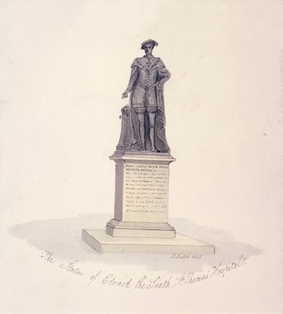 Standbeeld van Edward VI in St Thomas