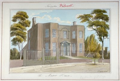 Het Landhuis, Newington, Southwark, Londen, 1826 door G Yates