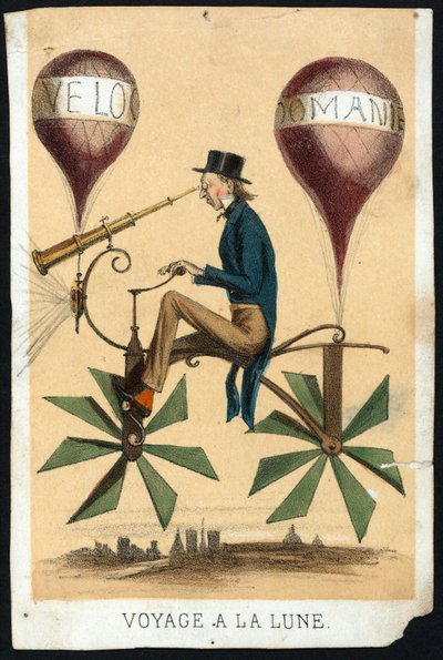 Reis naar de Maan door Gabriel (1838 1910) Gostiaux
