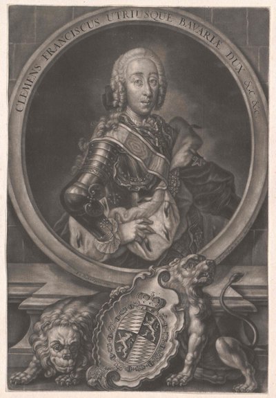 Bodenehr naar Michael - Clement Franciscus van Beieren door Gabriel Bodenehr the Younger