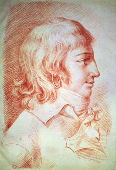 Louis-Antoine-Leon de Saint-Just (1767-94) door Gabriel Christophe Guerin