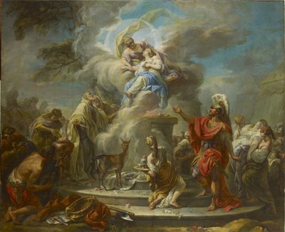 Het Offer van Iphigenia, 1749-1750 door Gabriel Francois Doyen