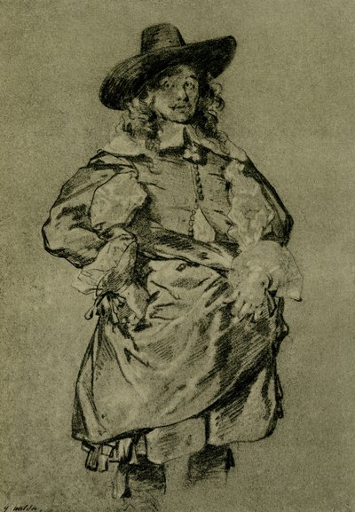 Portret van een jonge man door Gabriel Metsu